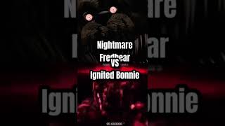 Ignited Bonnie vs nightmare Fredbear WAKE UP TO REALITY [upl. by Mallis]