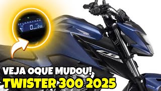 O QUE MUDOU NA CB300 TWISTER 2025 🔥 PREÇO ABSURDO [upl. by Mears]