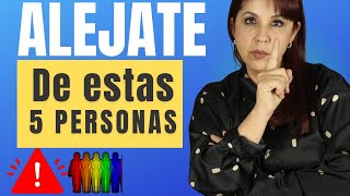 ALÉJATE de estas 5 PERSONAS Están Drenando tu ENERGÍA💥VAMPIROS ENERGÉTICOS Los LADRONES de ENERGÍA [upl. by Erda483]