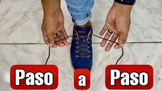 Como atarse los cordones FORMA TRADICIONAL Y FORMA FÁCIL 🙌🏽 [upl. by Hcone]