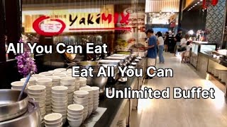 Yakimix Eat All You CanAll You Can Eat Buffet Restaurant Birthday DinnerSM Seaside City Cebu [upl. by Xeno]