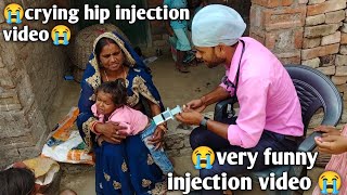 injection video baby crying  Injection video baby crying on hip in hospital  doctor videos crying [upl. by Selby189]