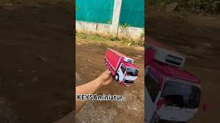 Isuzu Nmrbox pendingin djremix miniaturtruk [upl. by Sivia]