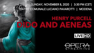 Henry Purcell DIDO AND AENEAS  OPERA LIVE STREAMING [upl. by Naujet655]