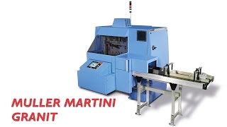 Muller Martini Granit  Three Knife Trimmer  Year 2014 [upl. by Bainbrudge]