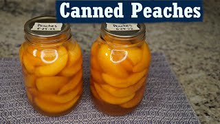 How to Preserve Peaches Canning [upl. by Ilesara]