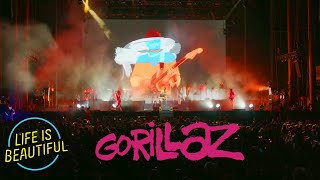 GORILLAZ MOMENTARY BLISS live at LifeisBeautifulFest gorillaz 2K [upl. by Llyrad]