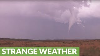 Chilling tornado footage captured in Eckley Colorado [upl. by Ury]