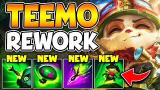 THE NEW TEEMO IS FINALLY HERE THE BEST REWORK OF ALL TIME [upl. by Nisay603]