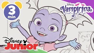 Vampirina  Colouring Vee amp Wolfie 💜  Disney Kids [upl. by Isteb]