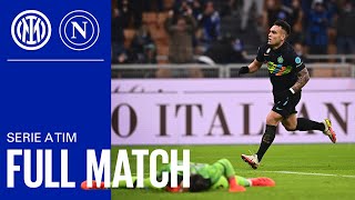 FULL MATCH  INTER vs NAPOLI  202122 SERIE A TIM  MATCHDAY 13 ⚫🔵🇮🇹 [upl. by Eolc832]