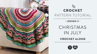 Week 3  Study of Christmas Cookies Crochet Along [upl. by Ainevul]