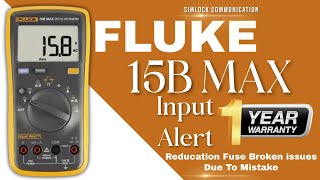 Fluke 15B MAX  Input Alert Amazing Feature  Review And explanation video  Step By Step [upl. by Mirak]