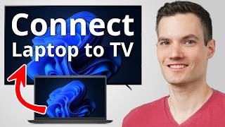 How to Connect Laptop to TV Wireless amp HDMI [upl. by Nealah]