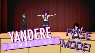 YANDERE SIMULATOR RIVALS POSE MODE  KIZANA SUNOBU [upl. by Reilamag]