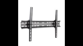 How to install 37quot 70quot Tilt Slim TV Wall Mount for LEDLCD TVs Texonic Model N64 [upl. by Glovsky]