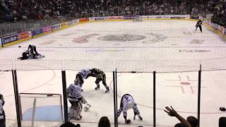 WBS Penguins  Hershey Bears Line Brawl [upl. by Onairotciv]