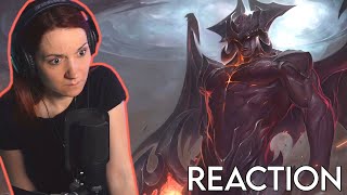 HOW FAR I HAVE FALLEN  Arcane Fan Reacts to Aatrox Voice Lines League of Legends [upl. by Gnouh]