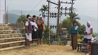 Flag Hoisted by the GB of Khongsai village in the 1st Nov Kuki Changvang Kut 2024 [upl. by Elinet]