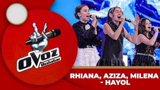 Ovoz Bolalar  RHIANA  MILENA  AZIZA  HAYOL SEVARA NAZARXON TheVoiceofUzbekistan [upl. by Sinnej821]