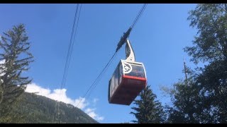 Téléphérique de la Flégère  BréventFlégère Les Praz de Chamonix  Vallée de Chamonix [upl. by Anavahs]