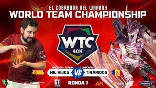 MUNDIAL DE WARHAMMER POR EQUIPOS 2024 Mil Hijos Terroxer vs Tiránidos Sauri España  Andorra [upl. by Tsirhc]