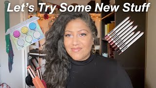 New Makeup Try on Dieverune Fenty Glossier nipple liners [upl. by Eyma]