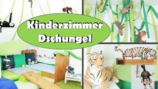 KINDERZIMMER quotDschungelquot  ROOMTOUR Babyzimmer  Kinderzimmer gestalten  Junge und Mädchen [upl. by Obediah693]