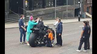 The Flash  Batman Filming in Glasgow Scotland  More Filming Footage [upl. by Spense]