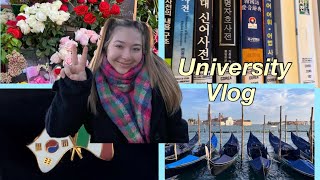 Ca Foscari University Vlog🇮🇹🇰🇷📚 [upl. by Lodi284]