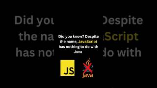 JavaScript Isn’t Related to Java at All javascriptdevelopment javascriptdev coding programming [upl. by Eldredge]