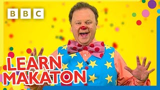 Learn Makaton with Mr Tumble and Justin from Something Special  Mr Tumble and Friends [upl. by Xonnel]