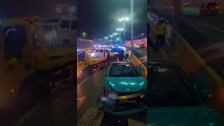 Witnessed a serious car accident involving a Chinese Xiaomi SU7 on a Chinese highway automobile [upl. by Maggs]