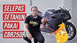 SELEPAS LEBIH 1 TAHUN PAKAI HONDA CBR250RR MAHAL TAK BERBALOI  ONBOARD CBR250RR VS YAMAHA R25 [upl. by Inat283]