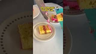 Mi tía me lo enseñó 🎂 pastel pasteleria lifehacks hacks recetas hogar home tips [upl. by Ymas6]