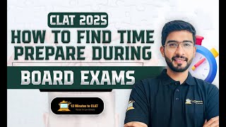 How to Manage CLAT 2025 with Priority to Board Exams I All Issues Answered I Keshav Malpani [upl. by Fenny]