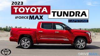 2023 Toyota Tundra CrewMax Hybrid Capstone  A TOP NOTCH LUXURY TRUCK [upl. by Susi]