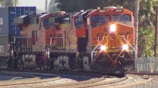 Another amazing weekend of railfanning with BNSF Amtrak Union Pacific and Metrolink [upl. by Hillier]