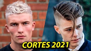 CORTES DE CABELO MASCULINO para 2021 as 5 principais Tendências para esse ano [upl. by Eilram]