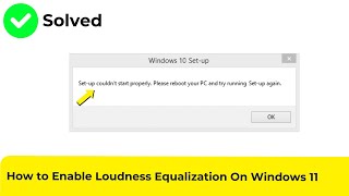 How to Enable Loudness Equalization On Windows 11 [upl. by Bissell]