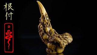 The Purposeful Tengu Netsuke in progress [upl. by Tongue]