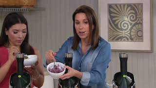 Yonanas Elite Frozen Treat Maker with Recipes on QVC [upl. by Highams]