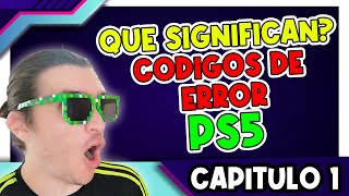 ⛔️ ¿Códigos de error en PS5 Significados y posibles soluciones  2022 👈 [upl. by Eisso121]