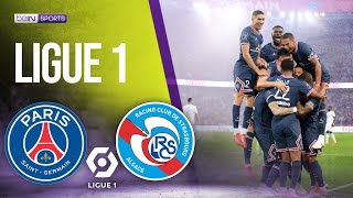 PSG vs Strasbourg  LIGUE 1 HIGHLIGHTS  8142021  beIN SPORTS USA [upl. by Erialcyram]