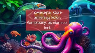 Zwierzęta które zmieniają kolor Kameleony ośmiornice i inni🐙🪱🦎 [upl. by Moffitt2]