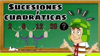 ¿CÓMO RESOLVER SUCESIONES CUADRÁTICAS La forma más rápida y sencilla [upl. by Duky712]