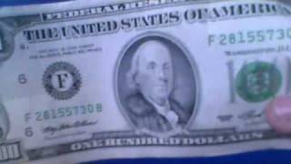 old fashioned 100 dollar bill [upl. by Naeerb]