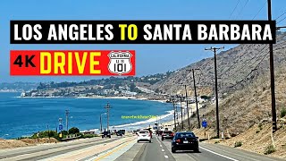 Los Angeles LA to Santa Barbara Drive scenic PacificCoastHighway CaliforniaRoadTrip West coast [upl. by Sasnak]