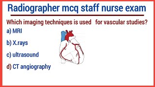 RRB staff nurse exam preparation  staff nurse mcq  radiographer mcq  staff nurse radiology mcq [upl. by Nanah]