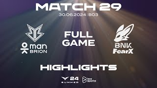 Full Highlights BRO vs FOX  Match 29  LCK Mùa Hè 2024 [upl. by Tamarra]